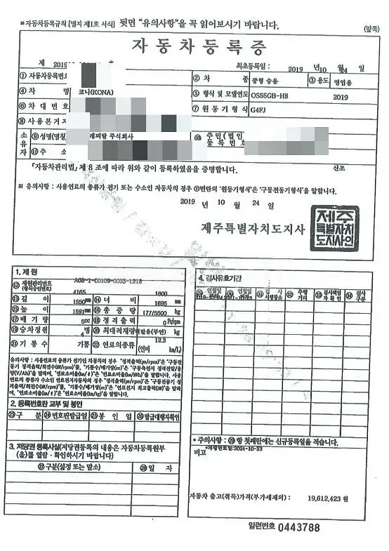 Photo 2 of 25: 2019 Hyundai Kona, VIN KMHK4815GKU425603 — Korean insurance auction