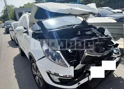 Photo 1 of 15: 2015 Kia Sportage, VIN KNAPE813BFK758751 — Korean insurance auction