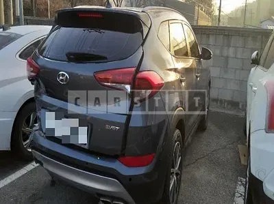 Photo 1 of 34: 2017 Hyundai Tucson TL 2.0, VIN KMHJ381ABHU437259 — Korean insurance auction