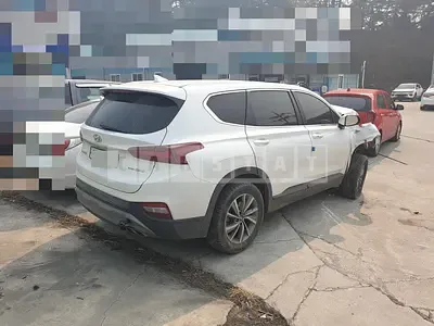 Photo 1 of 6: 2019 Hyundai Santa Fe, VIN KMHS281BDKU136900 — Korean insurance auction