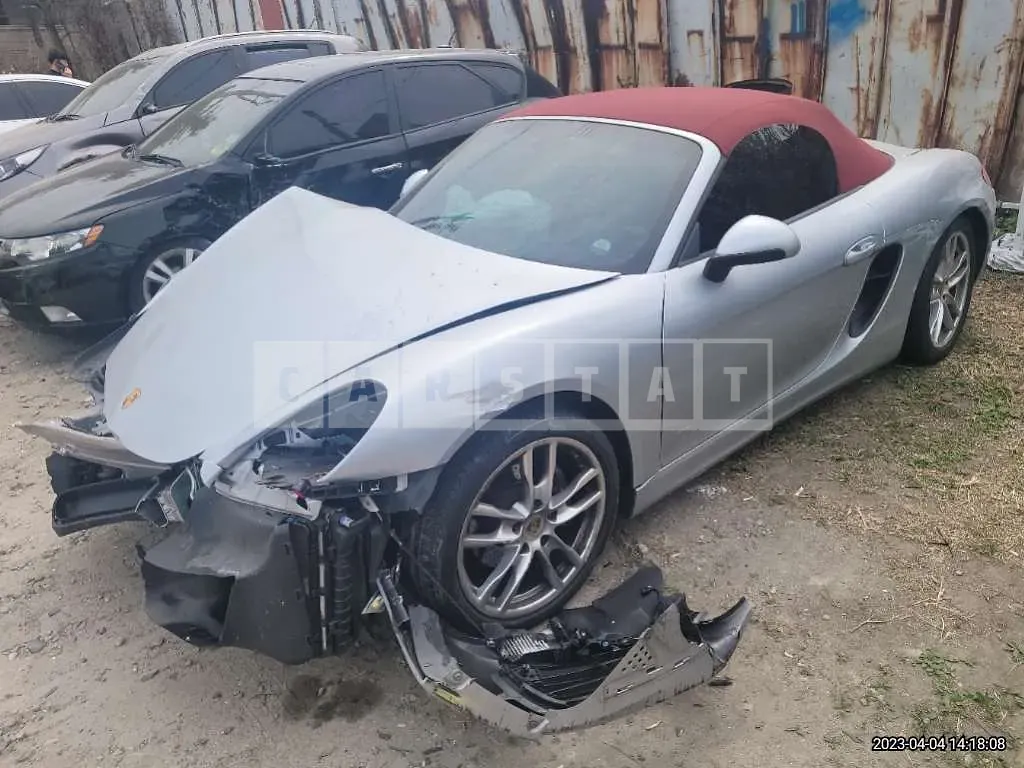 Photo 2 of 12: 2015 Porsche Boxster, VIN WP0CA2983FS121035 — Korean insurance auction