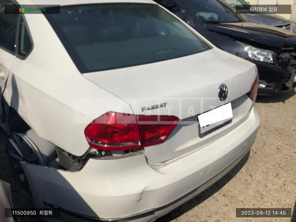 Photo 2 of 8: 2015 Volkswagen Passat 1.8 TSI, VIN 1VWZZZA3ZFC112956 — Korean insurance auction
