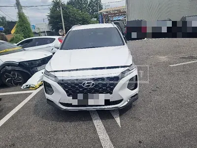 Photo 1 of 43: 2019 Hyundai Santa Fe TM, VIN KMHS281BBLU245845 — Korean insurance auction