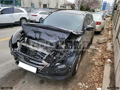 Photo 1 of 6: 2016 Hyundai Tucson, VIN KMHJ281ABGU140496 — Korean insurance auction