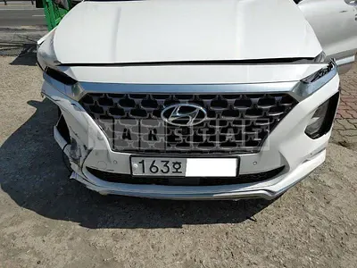 Photo 1 of 43: 2019 Hyundai Santa Fe, VIN KMHS581ABLU226176 — Korean insurance auction