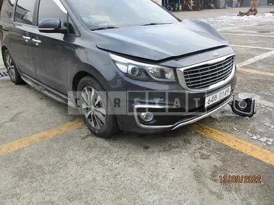 Photo 1 of 15: 2017 Kia Carnival, VIN KNAMB81ABHS281007 — Korean insurance auction