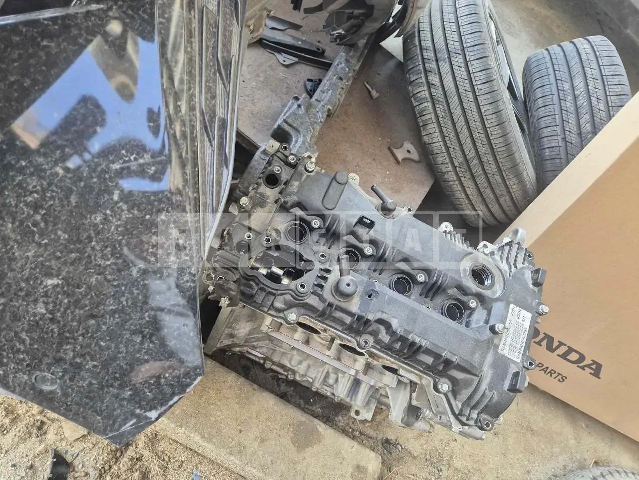 Photo 2 of 18: 2021 Kia Engine K5 Hybrid Engine, VIN KNAG541JBMA015390 — Korean insurance auction