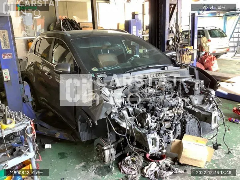 Photo 2 of 10: 2015 Kia Sportage, VIN KNAPR813BGK010535 — Korean insurance auction