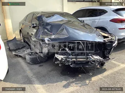 Photo 1 of 10: 2017 Hyundai Genesis /G80, VIN KMHGM41DDHU213933 — Korean insurance auction