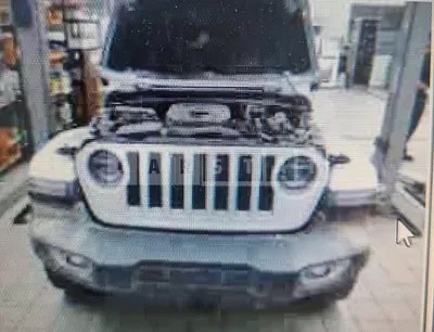 Photo 1 of 13: 2021 Jeep Wrangler Sahara, VIN 1C4HJXEN2MW609915 — Korean insurance auction