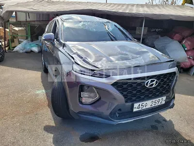 Photo 1 of 10: 2019 Hyundai Santa Fe, VIN KMHS281ABKU171485 — Korean insurance auction