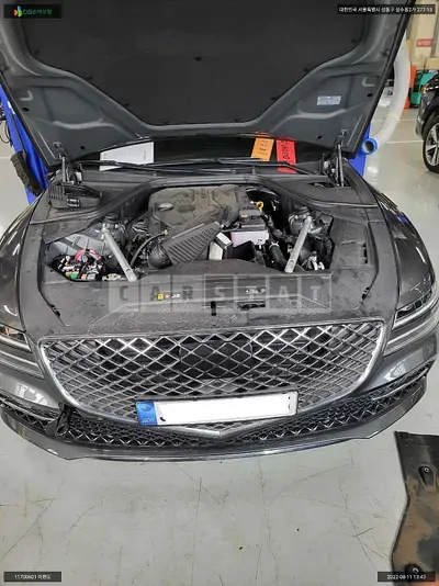 Photo 1 of 16: 2022 Genesis G80, VIN KMTGB41CDNU130217 — Korean insurance auction
