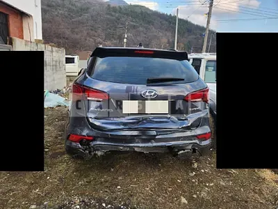 Photo 1 of 9: 2016 Hyundai Santa Fe DM, VIN KMHSW81UBHU720724 — Korean insurance auction