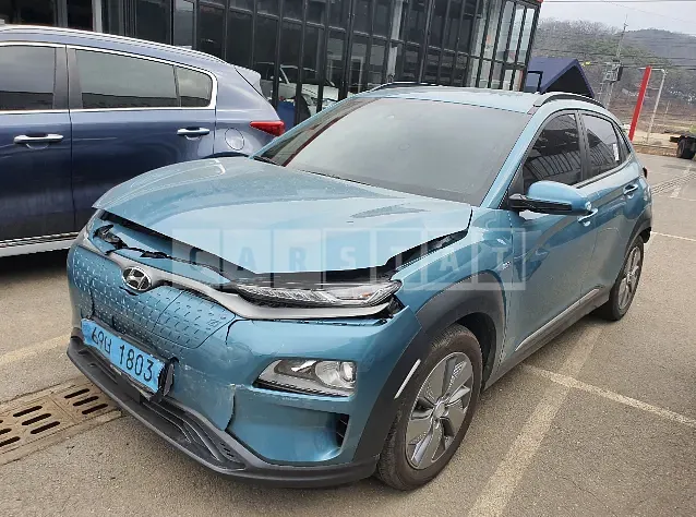 Photo 2 of 12: 2020 Hyundai Kona Electric, VIN KMHK281GFLU069893 — Korean insurance auction