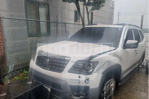 Photo 2 of 21: 2018 Kia Mojave, VIN KNAKN814DJA185531 — Korean insurance auction