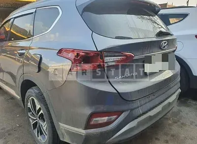 Photo 1 of 13: 2018 Hyundai Santa Fe, VIN KMHS381BBKU046289 — Korean insurance auction