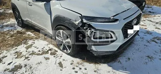 Photo 2 of 15: 2018 Hyundai Kona, VIN KMHK4815GJU009568 — Korean insurance auction