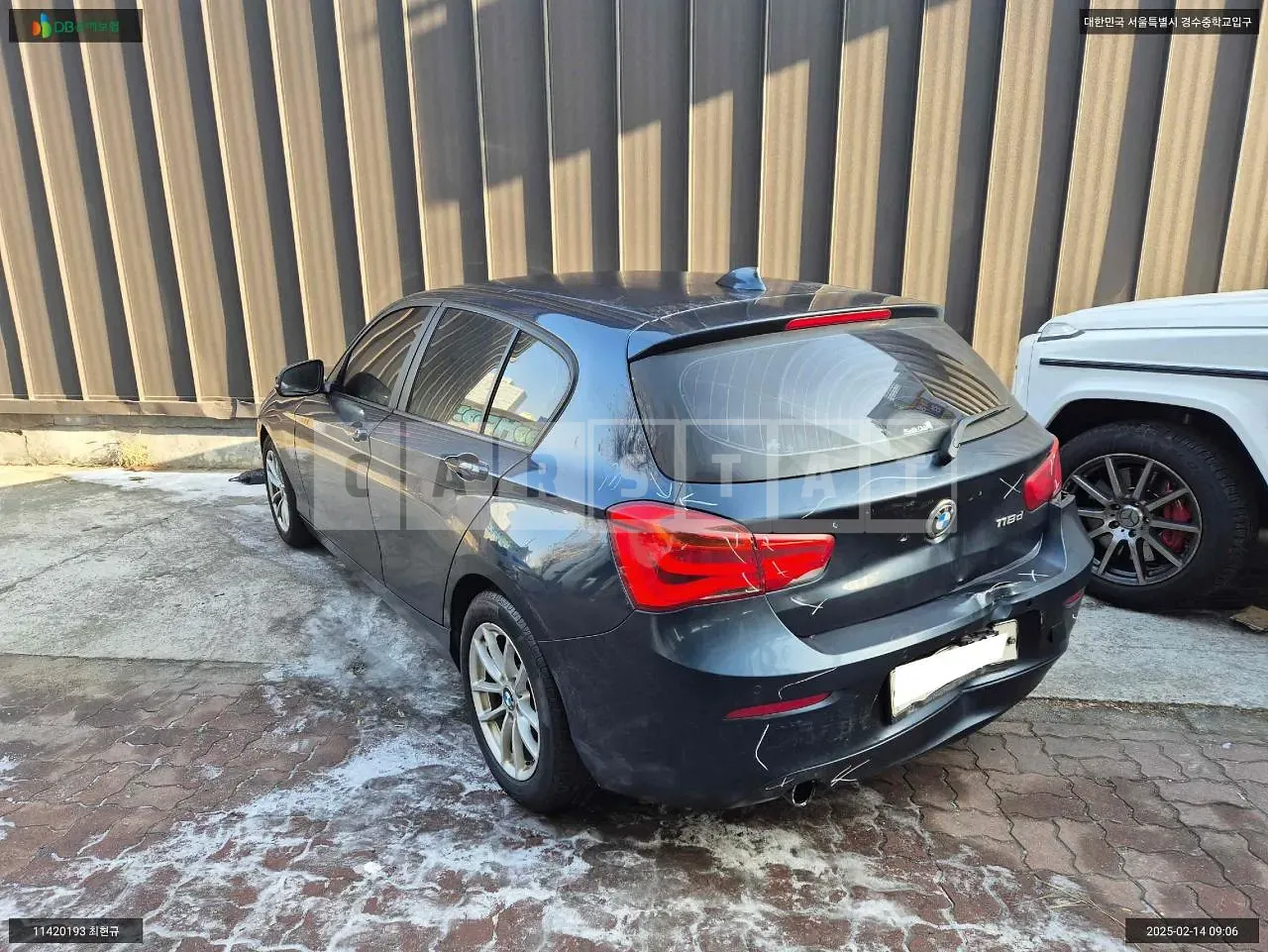 Photo 2 of 9: 2017 BMW 118d, VIN WBA1S5108HV806559 — Korean insurance auction