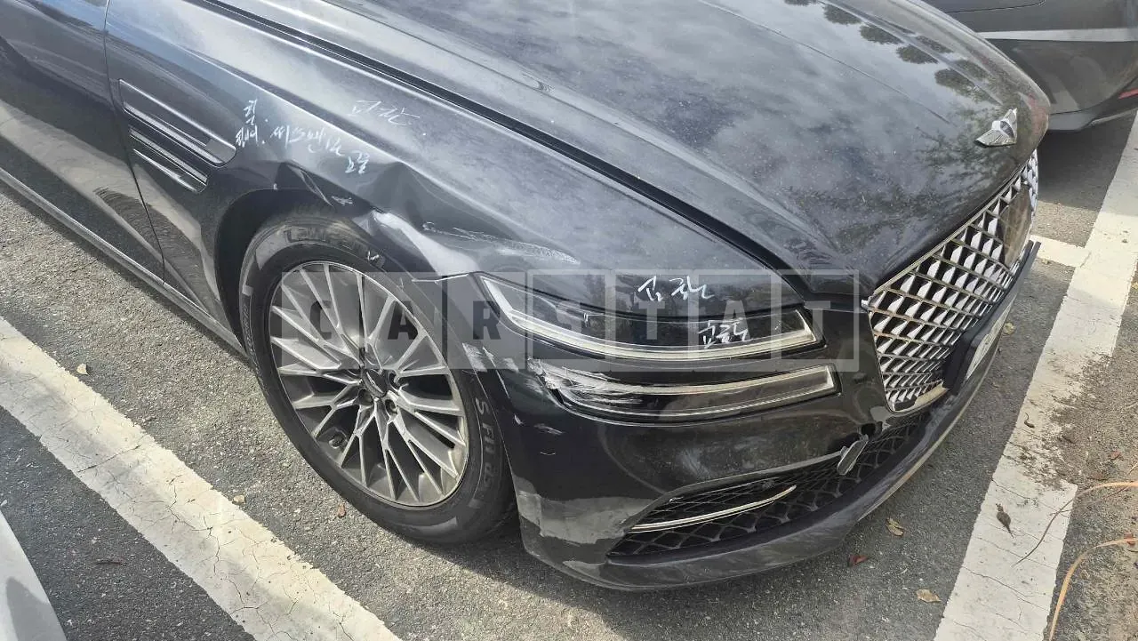 Photo 2 of 14: 2021 Genesis G80, VIN KMTGA41BDMU008363 — Korean insurance auction