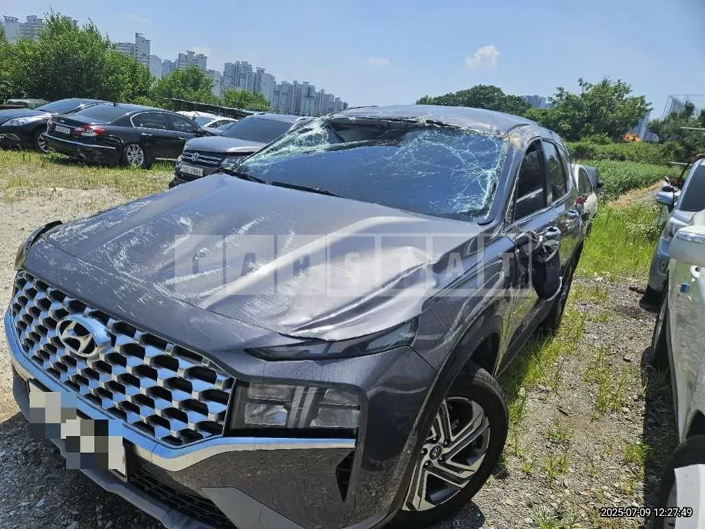 Photo 2 of 12: 2021 Hyundai Santa Fe 2.2 — Korean insurance auction