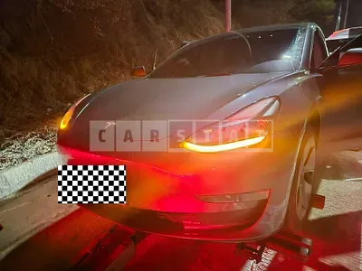Photo 1 of 22: 2022 Tesla Model 3 Long Range, VIN 5YJ3E1EB5NF150175 — Korean insurance auction