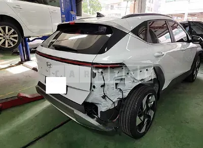 Photo 1 of 13: 2023 Hyundai Kona, VIN KMHHE813BPU001146 — Korean insurance auction