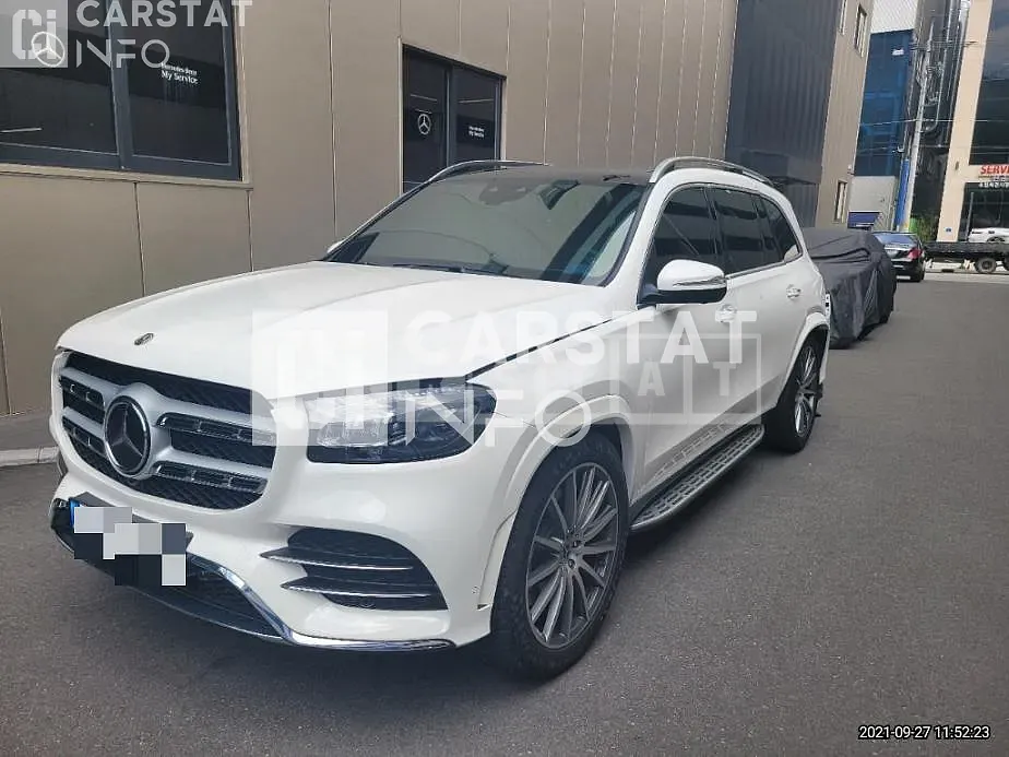 Photo 2 of 17: 2021 Mercedes-Benz GLS580 4Matic, VIN W1NFF8GE6MA364537 — Korean insurance auction