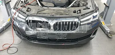 Photo 1 of 30: 2021 BMW 530i, VIN WBA71BH07MWX21847 — Korean insurance auction