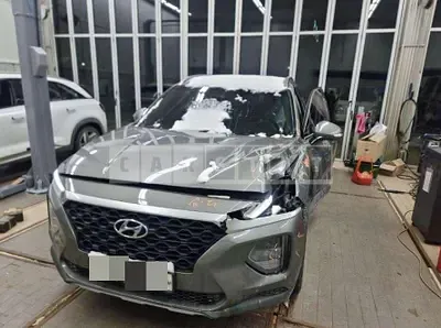 Photo 1 of 22: 2019 Hyundai Santa Fe TM 2.2 4WD, VIN KMHS281CDKU157050 — Korean insurance auction