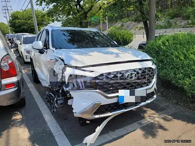 Photo 1 of 37: 2021 Hyundai Santa Fe, VIN KMHS5811BNU030513 — Korean insurance auction