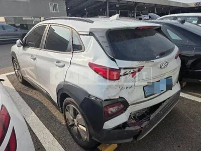 Photo 1 of 6: 2018 Hyundai Kona Electric Car, VIN KMHK381GFKU007319 — Korean insurance auction