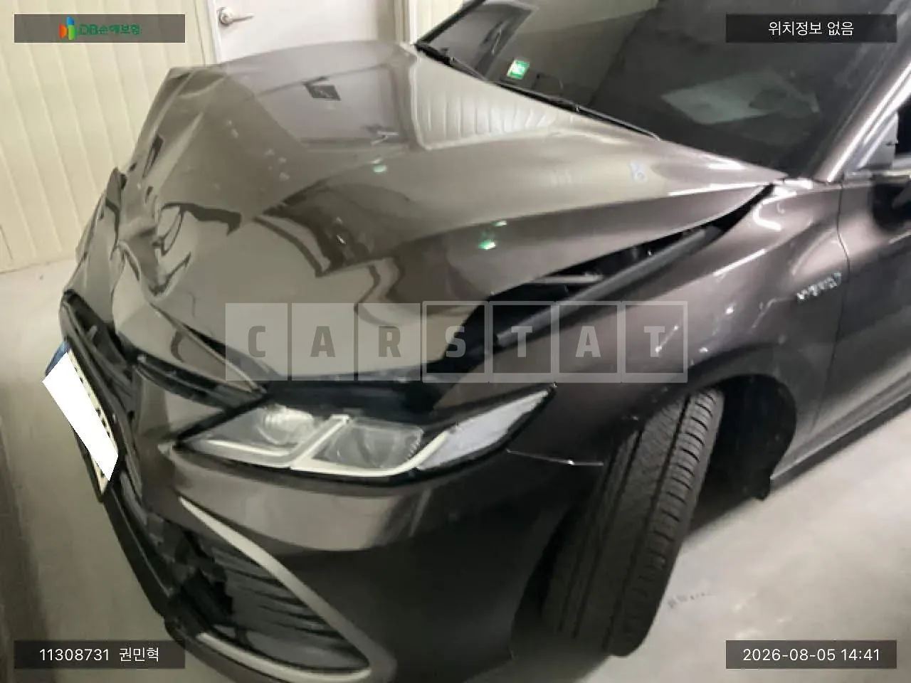 Photo 2 of 16: 2022 Toyota Camry Hybrid LE, VIN JTNBA1HK3N3022237 — Korean insurance auction