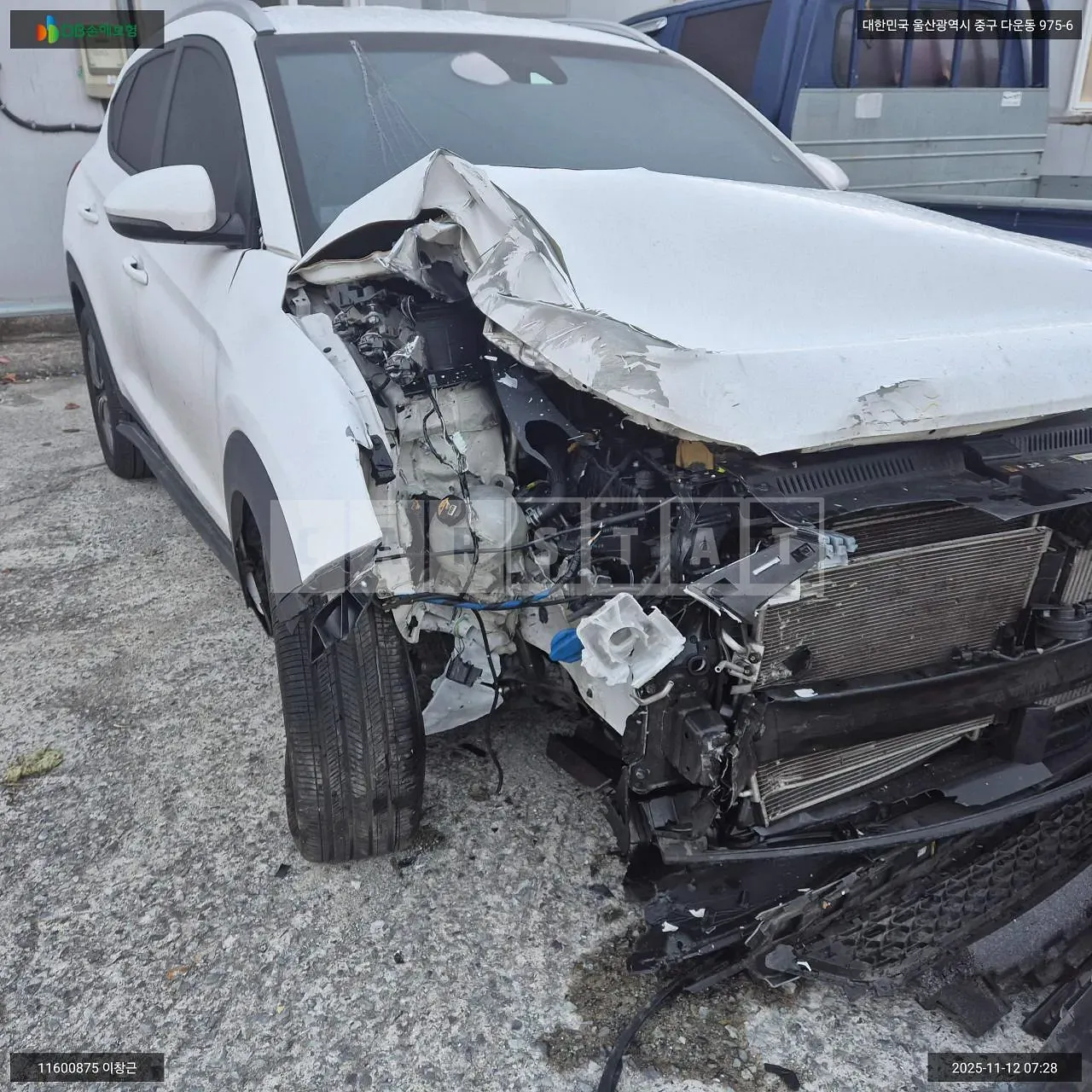 Photo 2 of 15: 2018 Hyundai Tucson, VIN KMHJ381ABKU812628 — Korean insurance auction