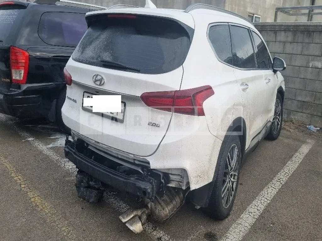 Photo 2 of 42: 2019 Hyundai Santa Fe, VIN KMHS381BBKU148521 — Korean insurance auction