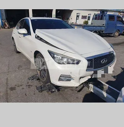 Photo 1 of 16: 2015 Infiniti Q50 2.2d, VIN JNKDV71E5FM531412 — Korean insurance auction