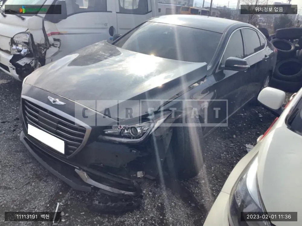Photo 2 of 7: 2017 Hyundai Genesis /G80, VIN KMHGM41DDJU258206 — Korean insurance auction