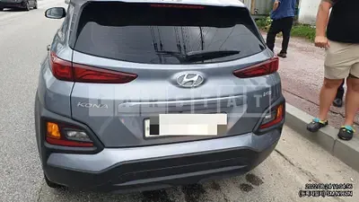 Photo 1 of 7: 2018 Hyundai Kona, VIN KMHK3816GJU216821 — Korean insurance auction