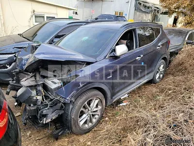 Photo 1 of 19: 2018 Hyundai Santa Fe, VIN KMHSW81UBJU821481 — Korean insurance auction
