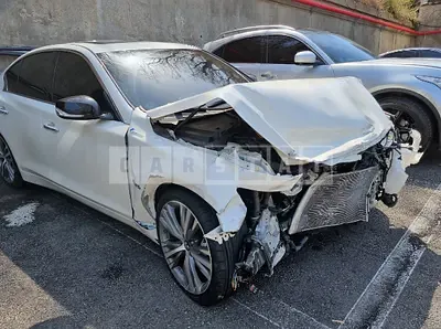 Photo 1 of 13: 2019 Infiniti Q50S Hybrid, VIN JNKAV71E1KM180012 — Korean insurance auction