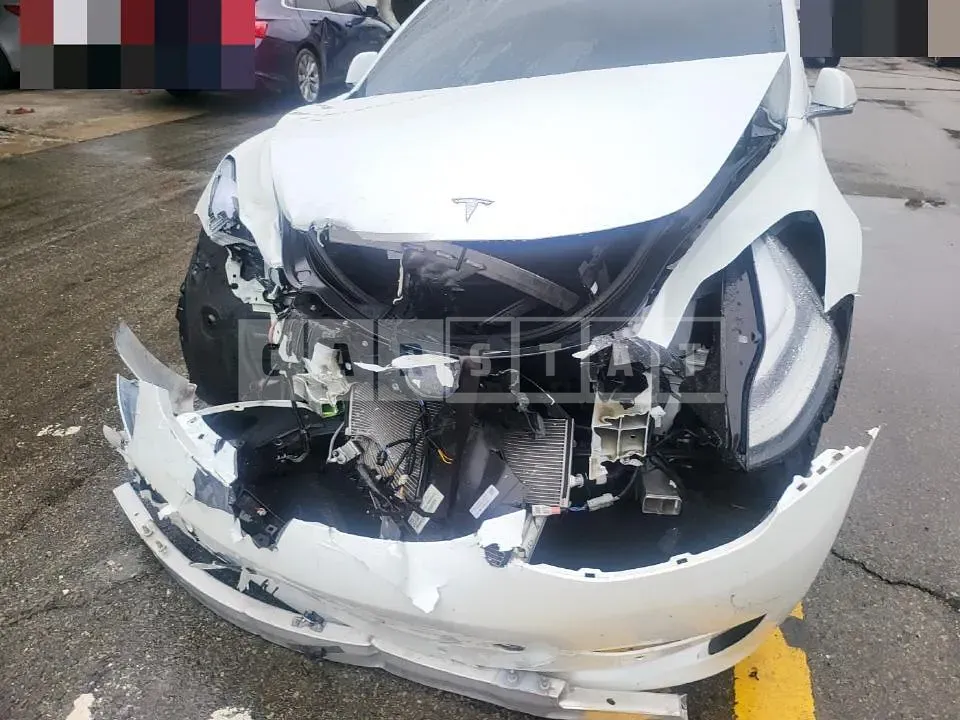 Photo 2 of 5: 2020 Tesla Model 3 Long Range, VIN 5YJ3E1EB0LF809048 — Korean insurance auction
