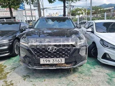 Photo 1 of 12: 2019 Hyundai Santa Fe, VIN KMHS281BBLU190042 — Korean insurance auction