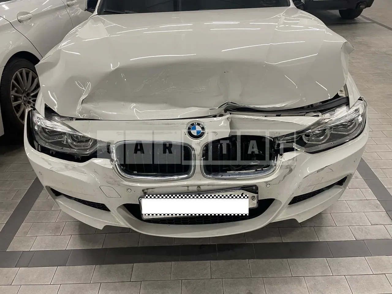 Photo 2 of 12: 2017 BMW 330i, VIN WBA8B9103HK704738 — Korean insurance auction