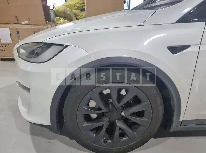 Photo 2 of 50: 2023 Tesla Model X, VIN 7SAXCDE53PF408220 — Korean insurance auction