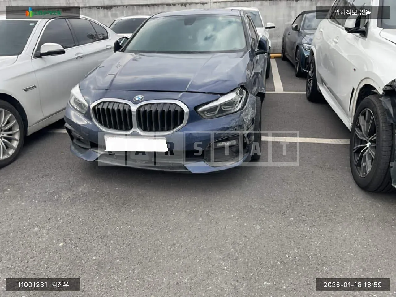 Photo 2 of 10: 2020 BMW 118d Sport, VIN WBA7M9105L7F43751 — Korean insurance auction