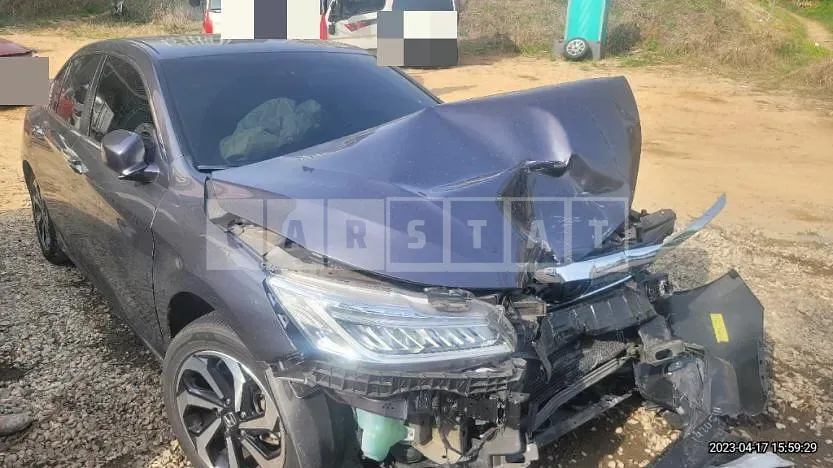 Photo 2 of 9: 2017 Honda Accord 2.4, VIN 1HGCR2680HA515735 — Korean insurance auction