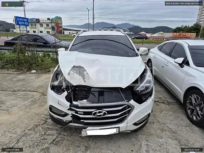 Photo 1 of 20: 2015 Hyundai Tucson, VIN KMHJT81VBFU095041 — Korean insurance auction