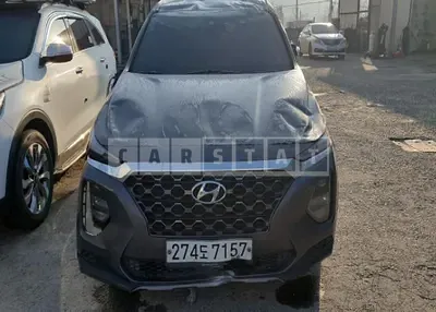Photo 1 of 15: 2020 Hyundai Santa Fe, VIN KMHS281BBLU263786 — Korean insurance auction