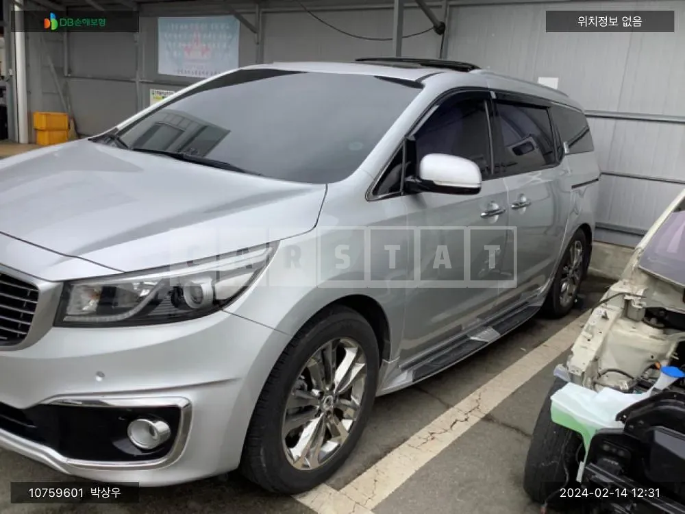 Photo 2 of 20: 2016 Kia Carnival, VIN KNAMC81ABHS265105 — Korean insurance auction