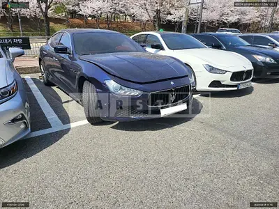 Photo 1 of 14: 2016 Maserati Ghibli, VIN ZAM57XSA3G1191655 — Korean insurance auction