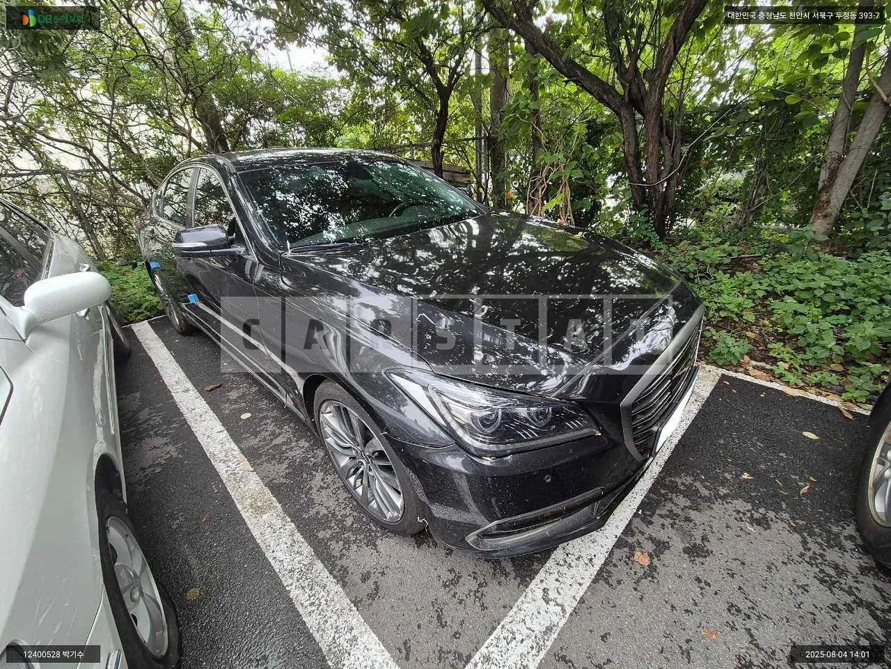Photo 2 of 12: 2018 Hyundai Genesis G80, VIN KMHGN41EDJU293920 — Korean insurance auction